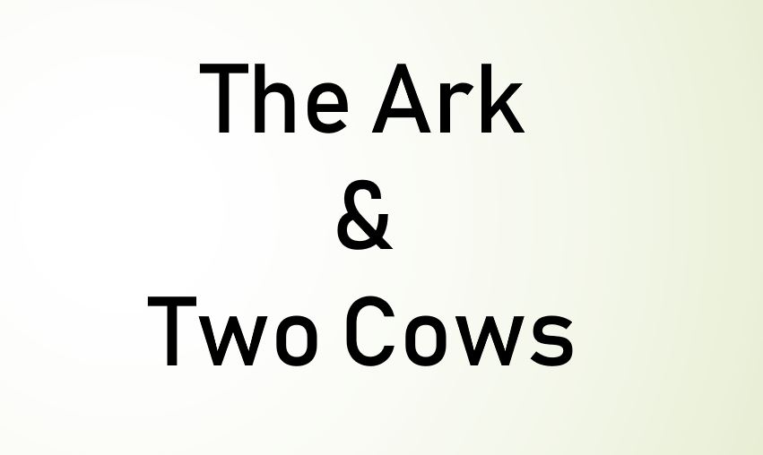 THE ARK & THE TWO COWS